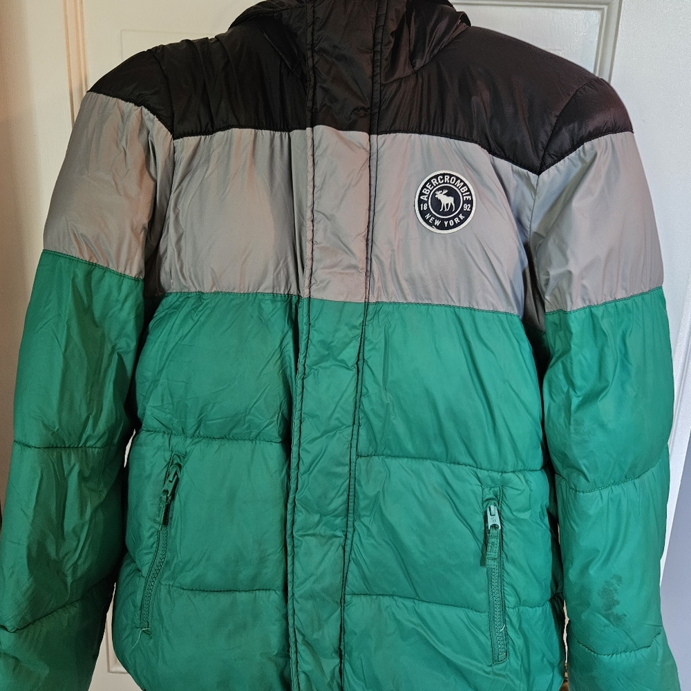 Abercrombie Kids Black and Gray Jacket